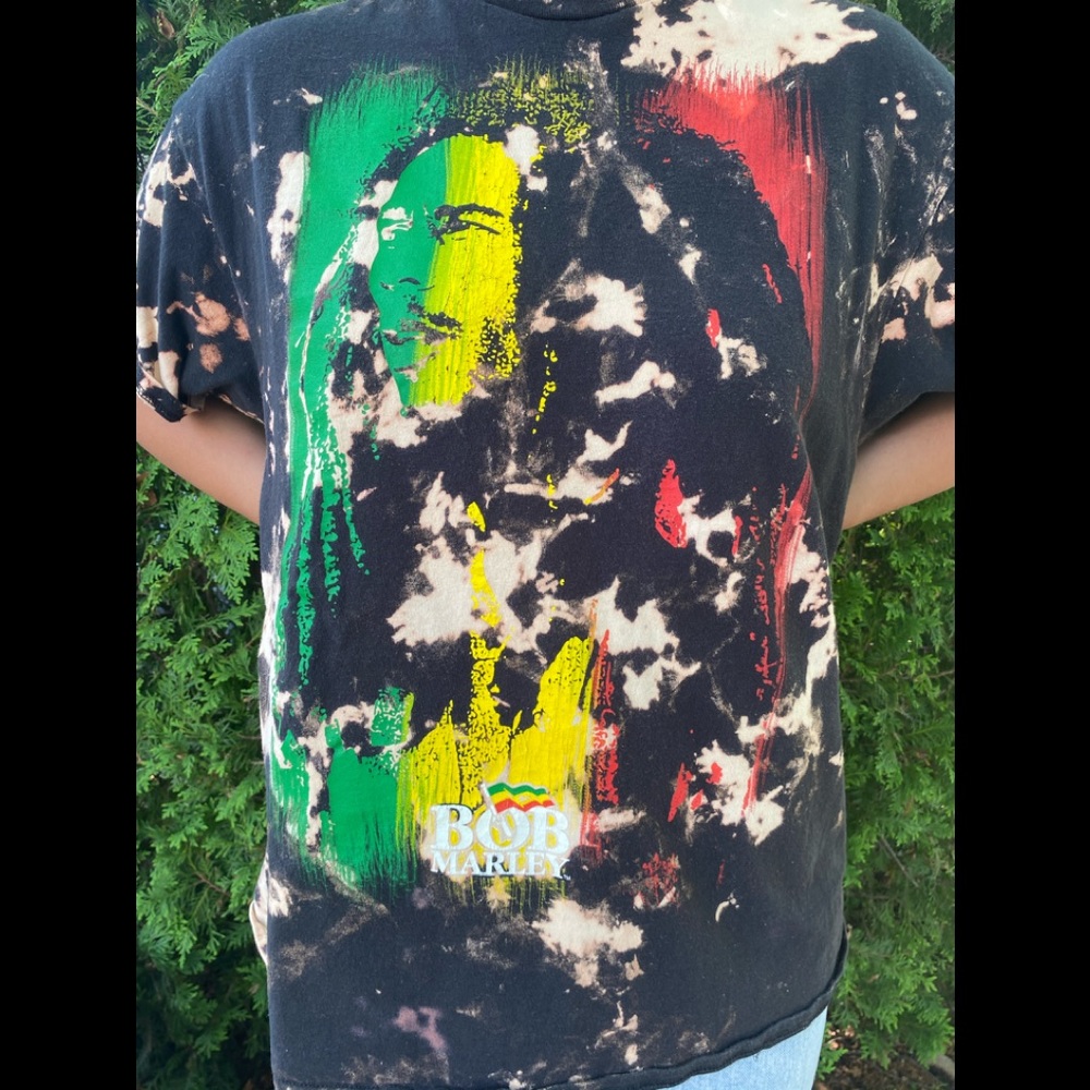 Customized Bob Marley t shirt